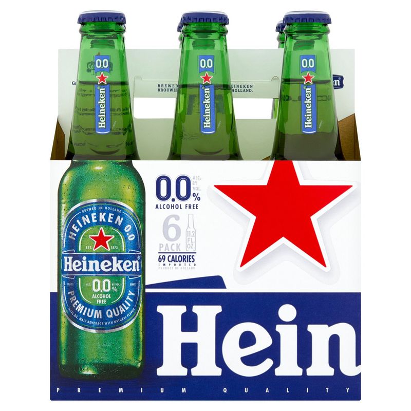 Heineken Malt Beverage, 11.2 fl oz, 6 count
