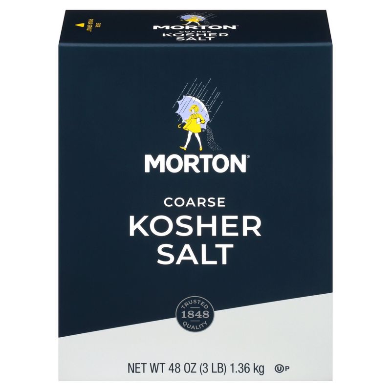 Morton Coarse Kosher Salt, 48 oz