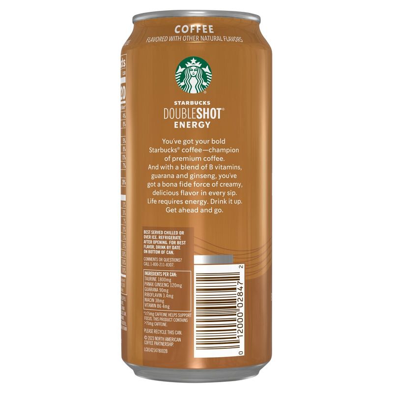 Starbucks Doubleshot Energy Energy Coffee Beverage, 15 fl oz