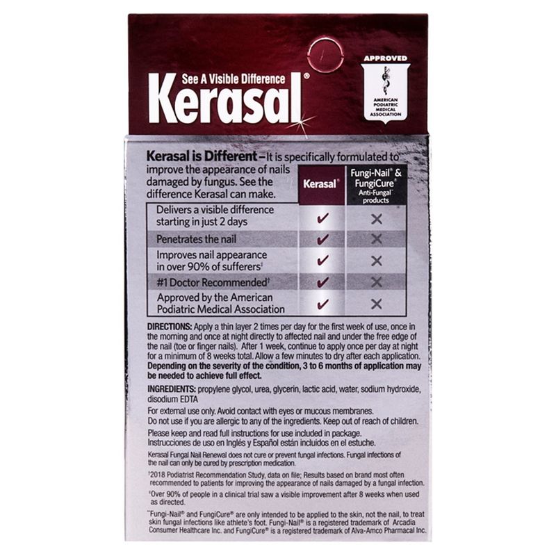 Kerasal Nail Fungal Nail Renewal Treatment 10ml (2 Pack)