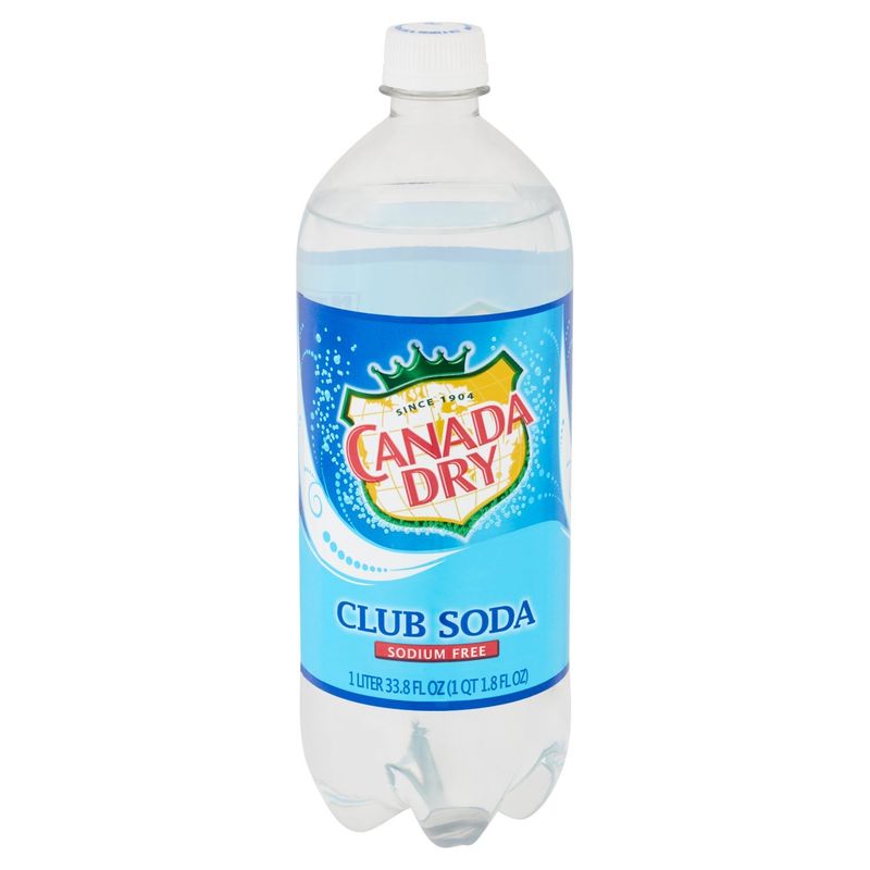 Canada Dry Club Soda, 1 liter