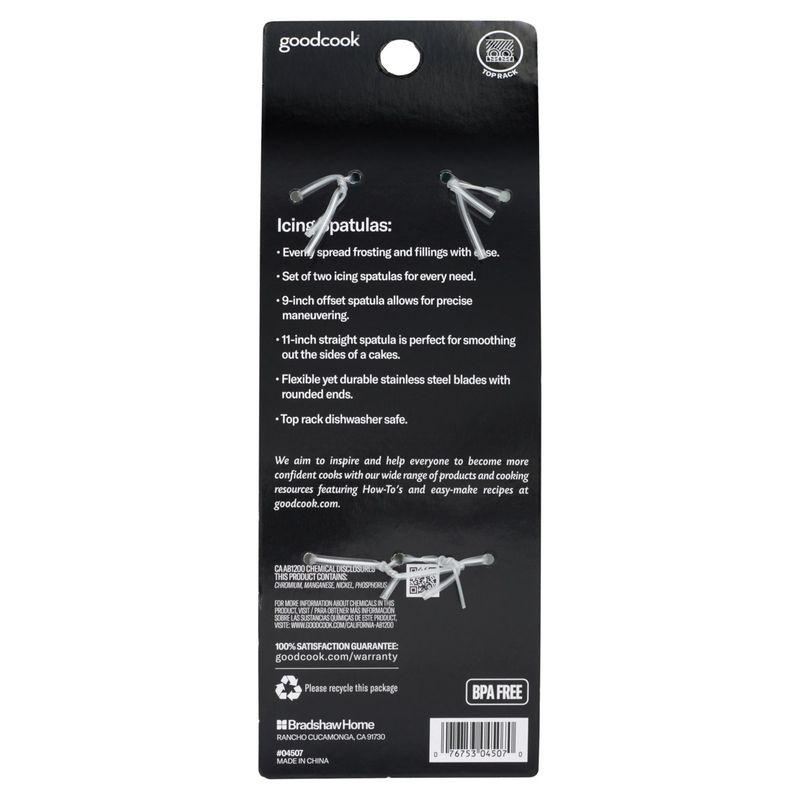 GoodCook Everyday Icing Spatulas, 2 count