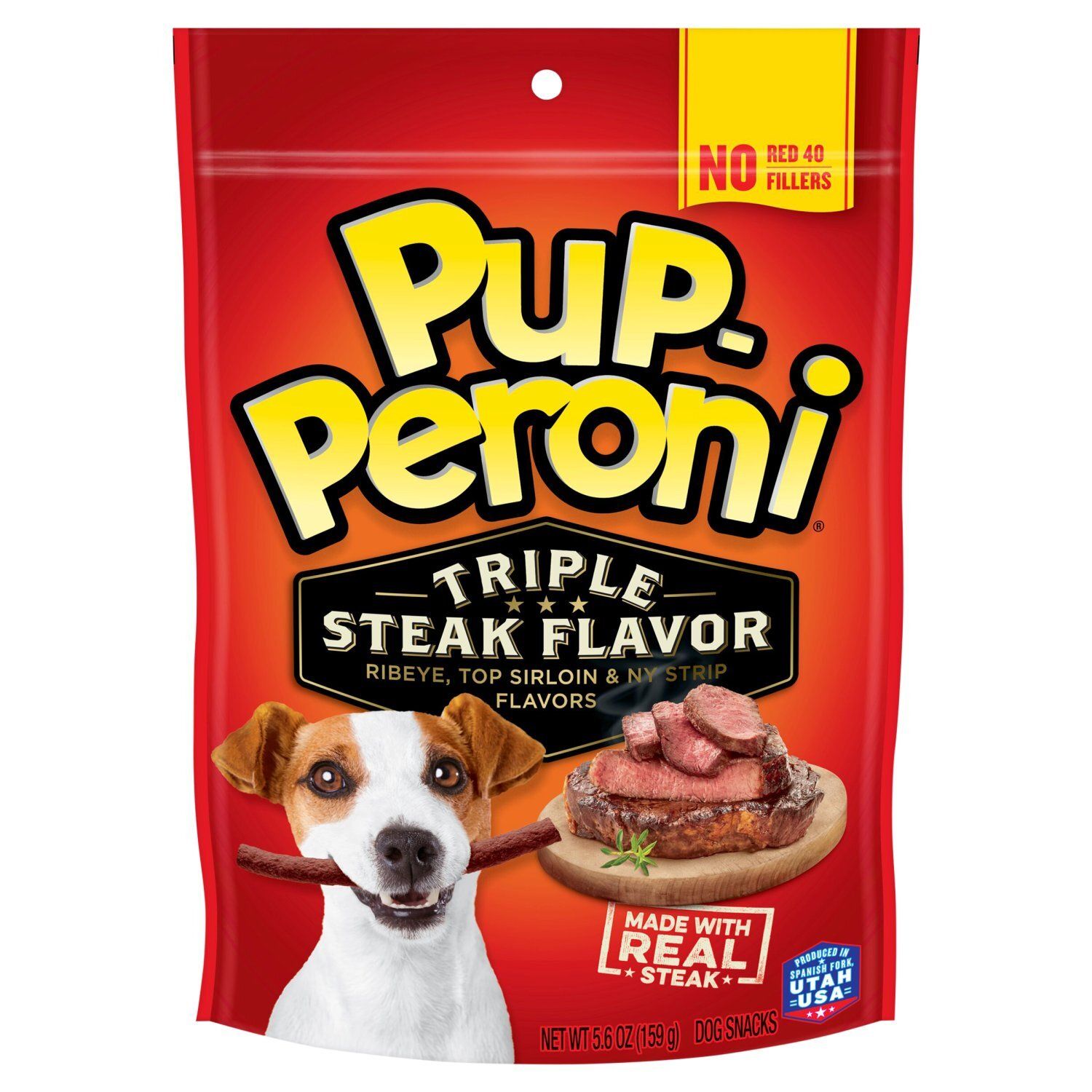 Pup-Peroni Triple Steak Flavor Dog Snacks, 5.6 oz