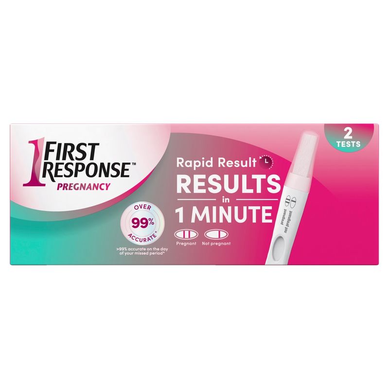 First Response Rapid Result Pregnancy Tests, 2 count