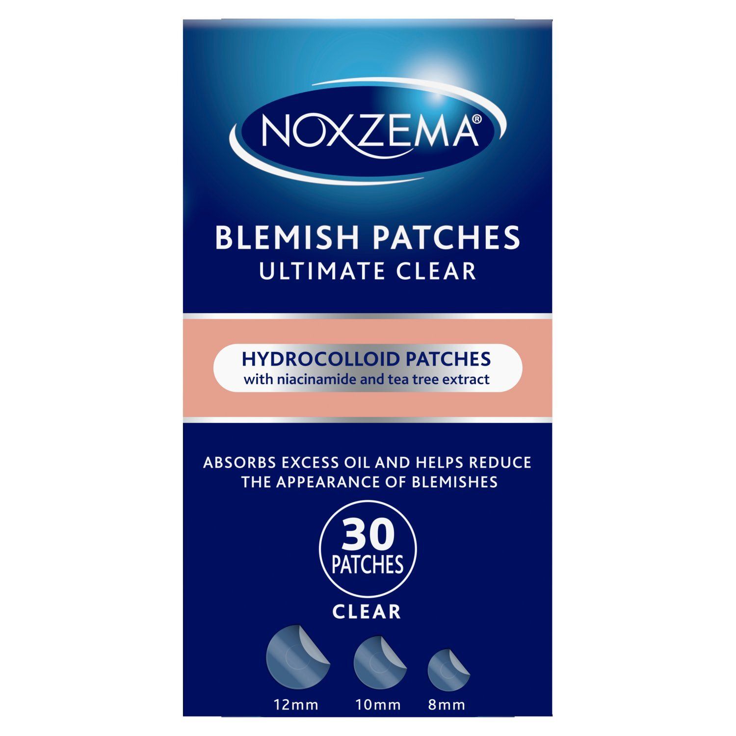 Noxzema Ultimate Clear Hydrocolloid Blemish Patches, 30 count