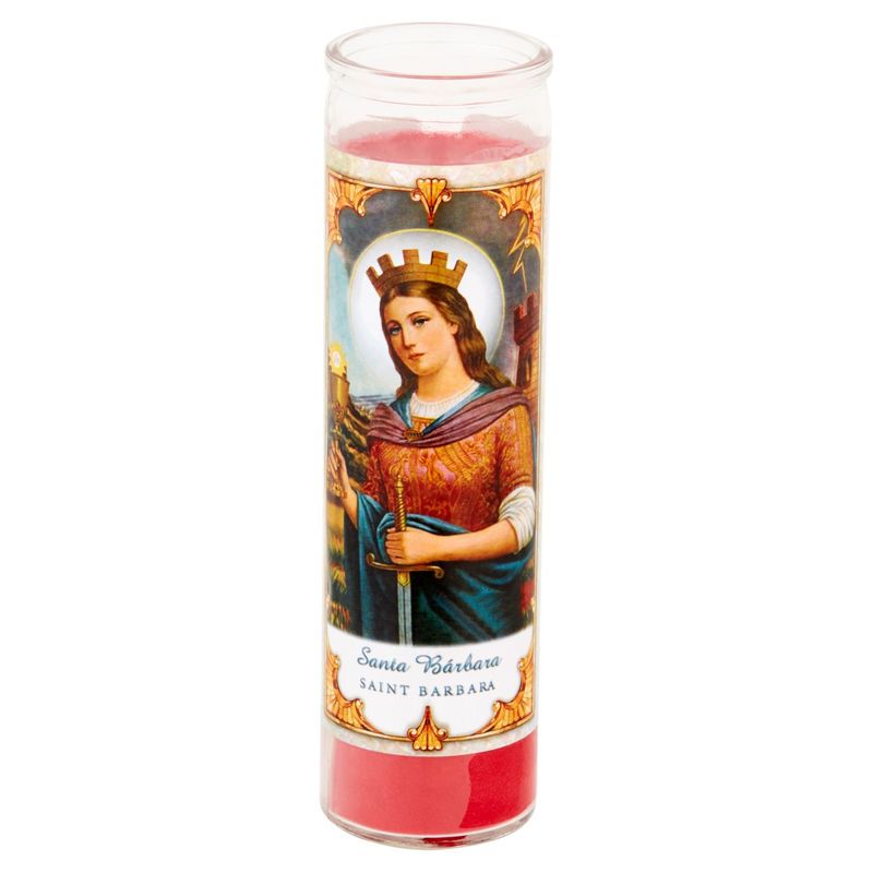 Saint Barbara 8" Candle