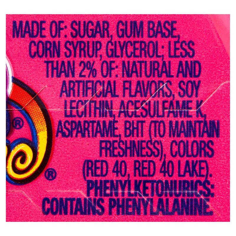 Wrigley's Hubba Bubba Bubble Tape Awesome Original Bubble Gum, 2.0 oz
