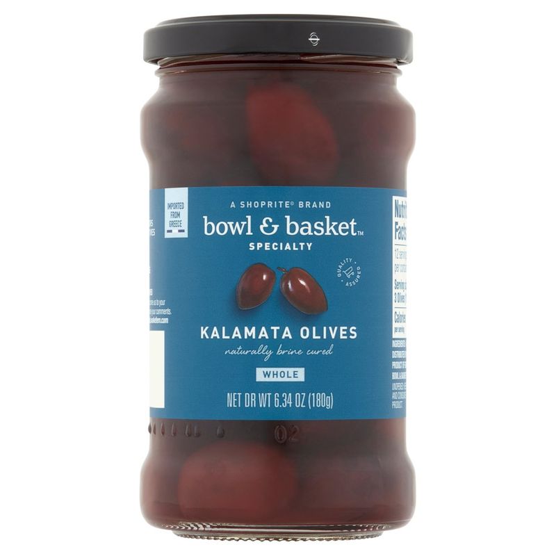 Bowl &amp; Basket Specialty Whole Kalamata Olives, 6.34 oz