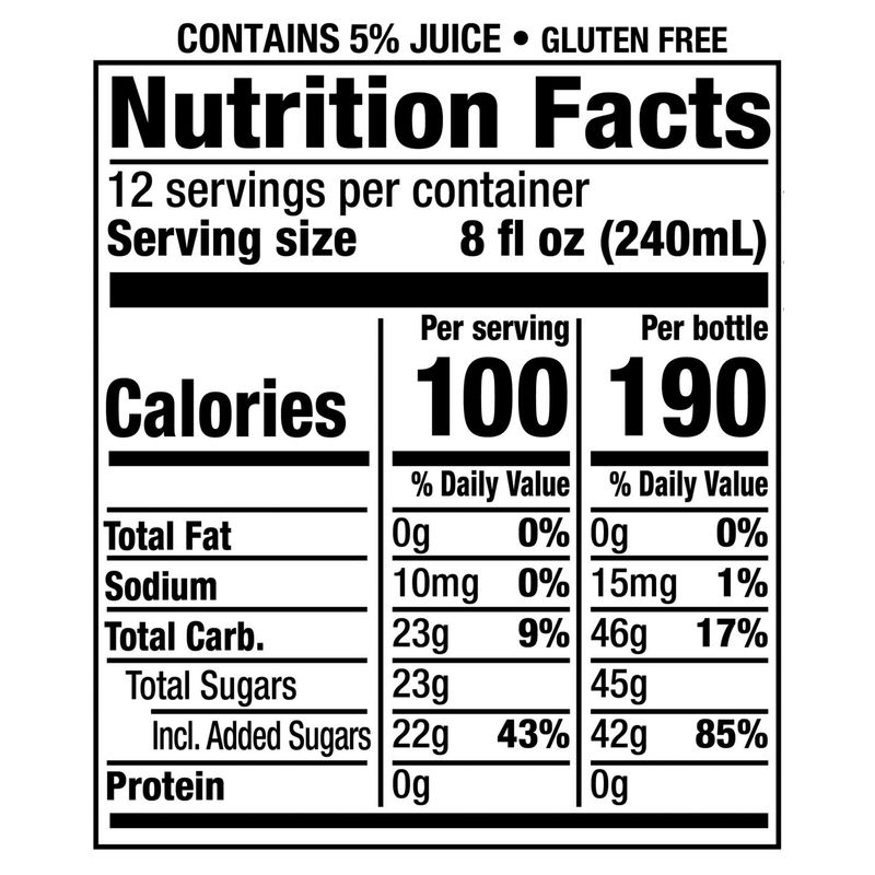 Snapple All Natural Kiwi Strawberry Juice Drink, 6 count