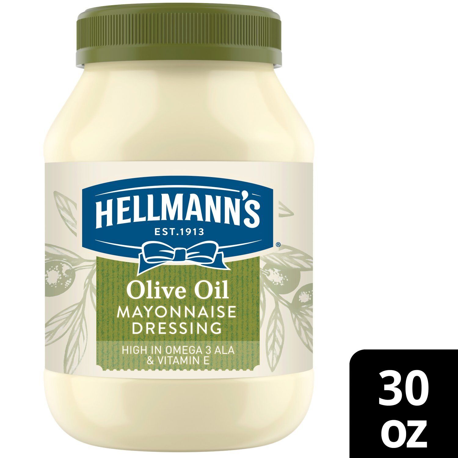 Hellmann's Olive Oil Mayonnaise Dressing, 30 fl oz