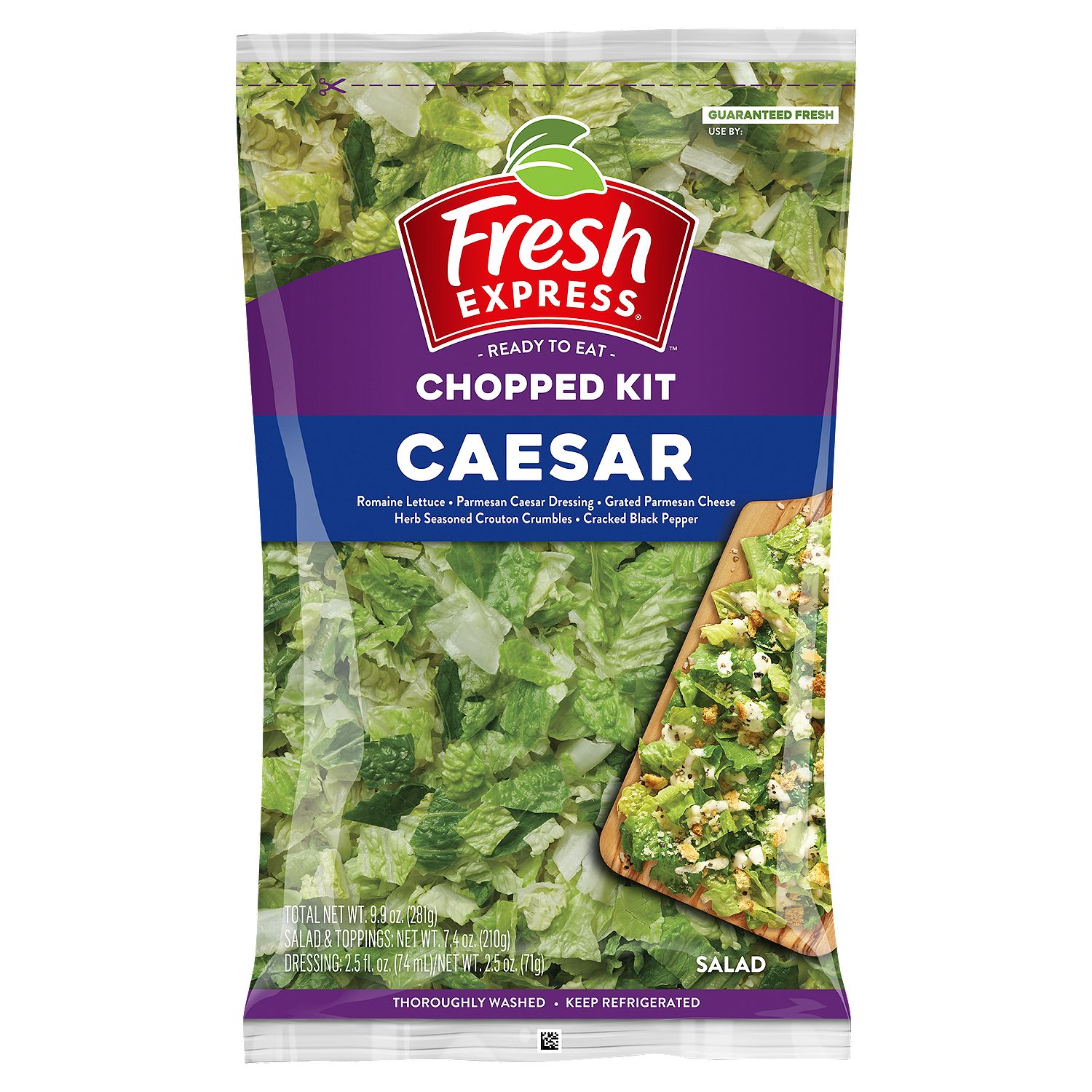 Fresh Express Chopped Caesar Salad Kit, 10.4 oz
