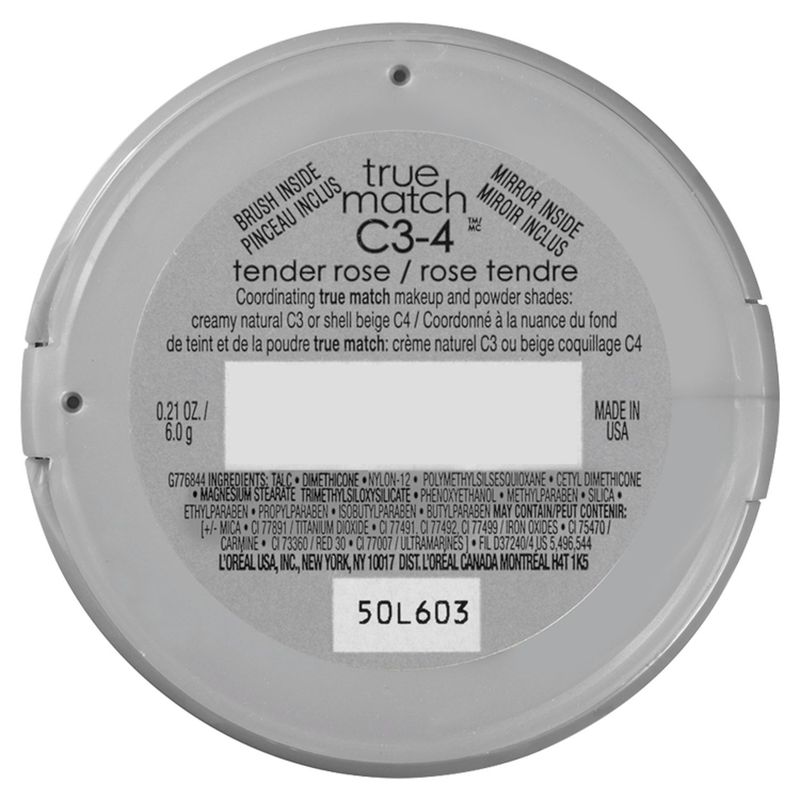 L'Oréal Paris True Match Cool C3-4 Tender Rose Super-Blendable Blush, 0.21 oz