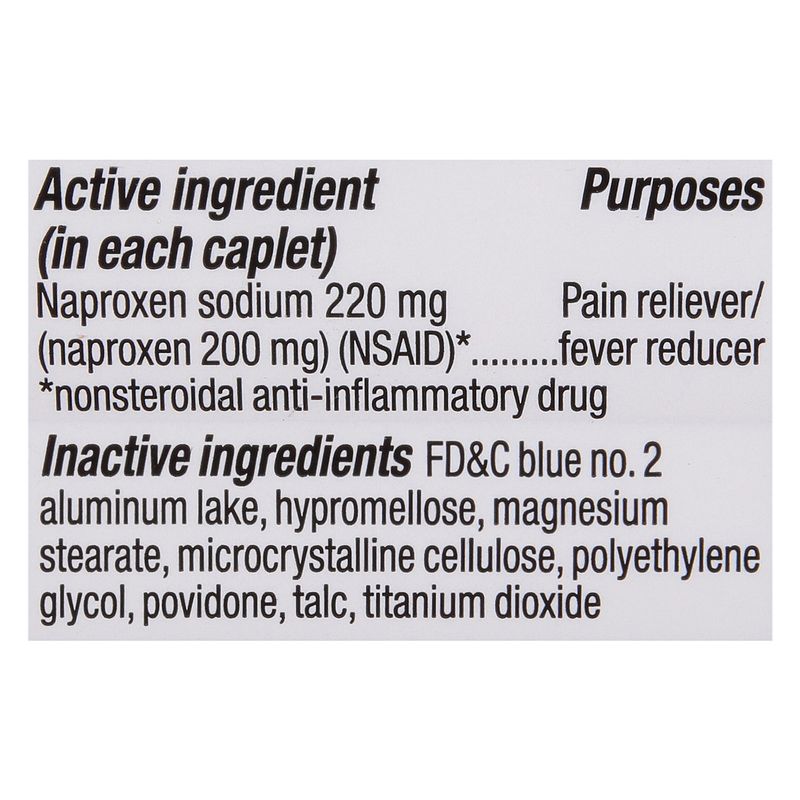 TopCare All Day Pain Relief Naproxen EZ Open Caplets, 200 count