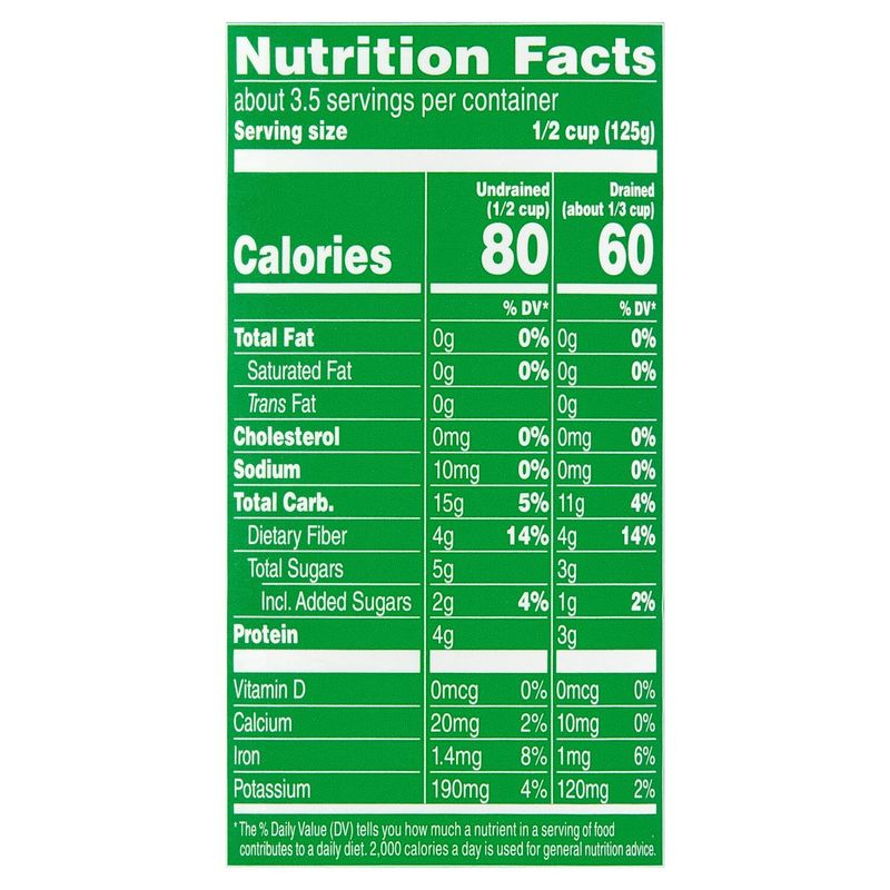 Del Monte No Salt Added Sweet Peas, 15 oz