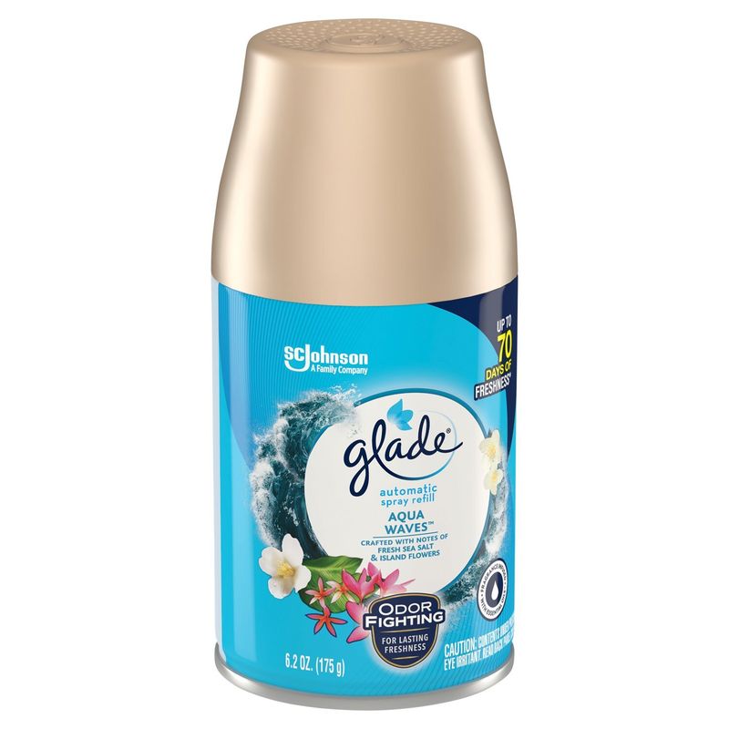 Glade Aqua Waves Automatic Spray Refill, 6.2 oz