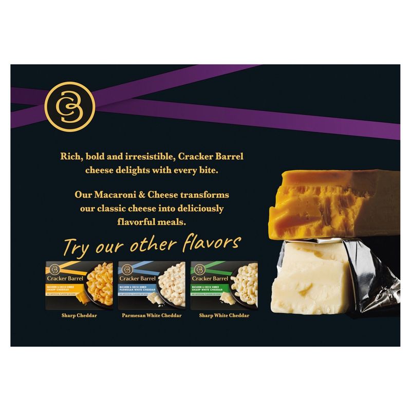 Cracker Barrel Cheddar Havarti Macaroni &amp; Cheese Dinner, 14 oz
