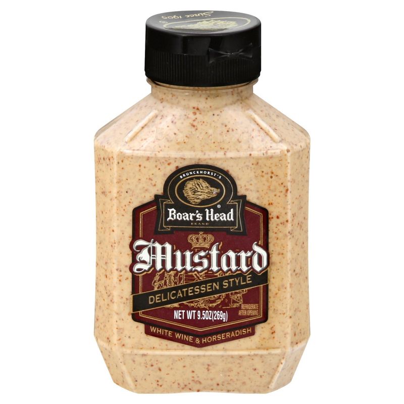 Boar's Head Delicatessen Style Mustard, 9.5 oz