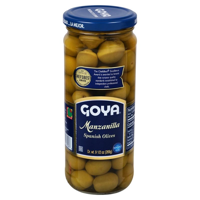 Goya Manzanilla Spanish Olives, 9 1/2 oz