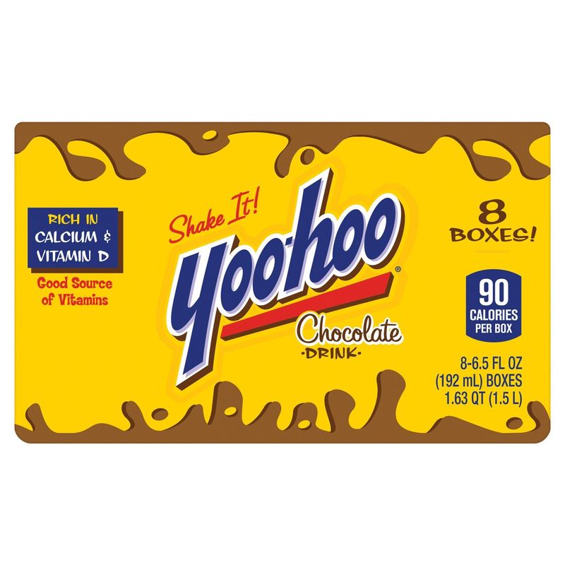 Yoo-Hoo Chocolate Drink, 6.5 fl oz, 8 count