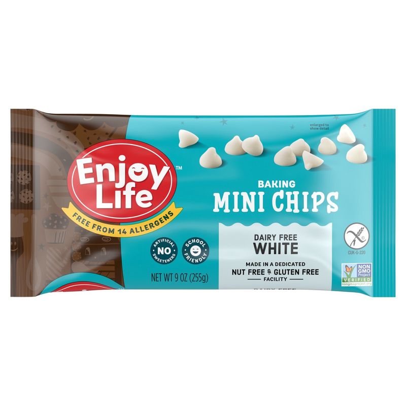 Enjoy Life White Dairy Free Baking Mini Chips, 9 oz