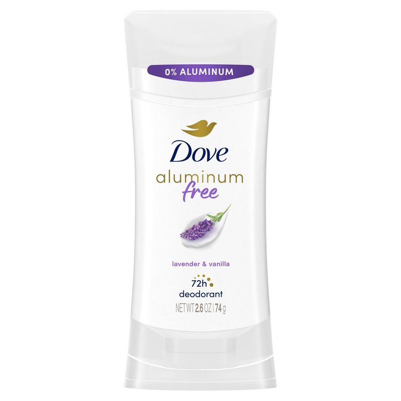 Dove Aluminum Free Lavender &amp; Vanilla Deodorant, 2.6 oz