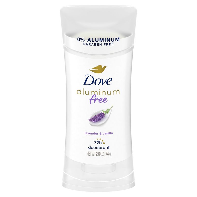 Dove Aluminum Free Lavender &amp; Vanilla Deodorant, 2.6 oz