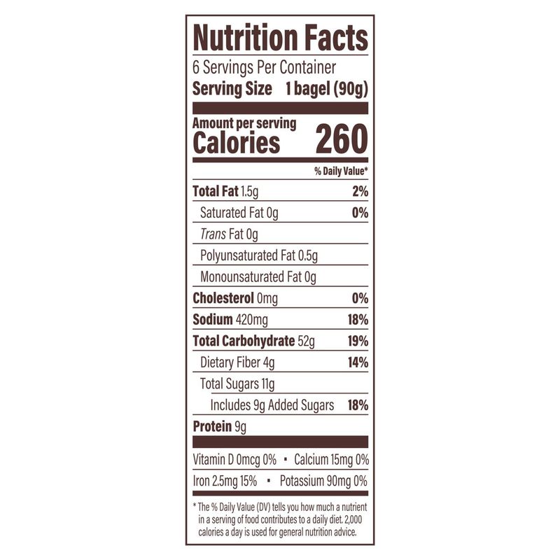 Thomas' Cranberry Pre-Sliced Bagels, 6 count, 1 lb 3 oz