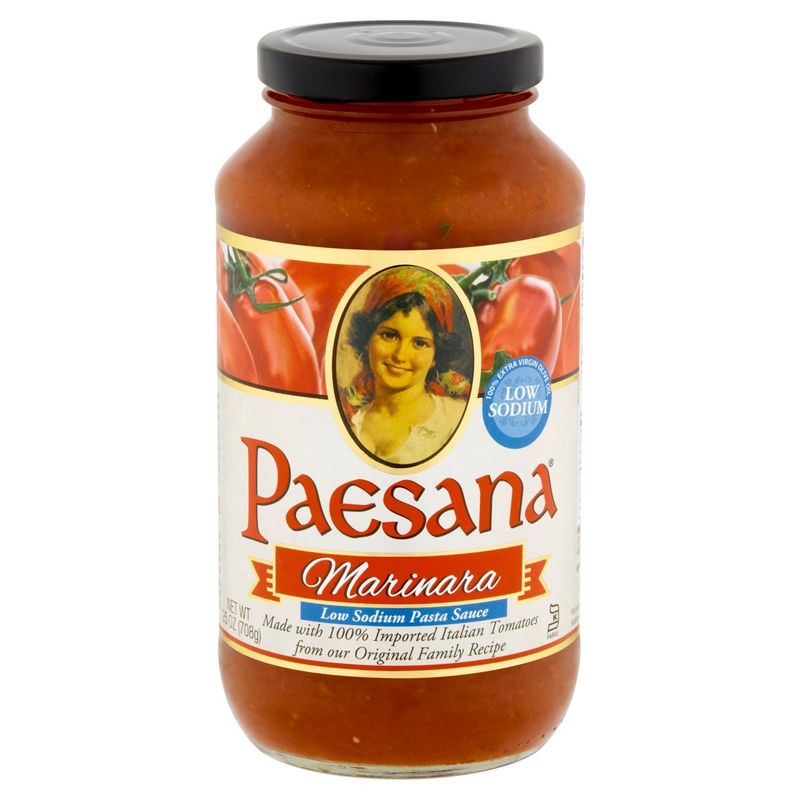 Paesana Marinara Low Sodium Pasta Sauce, 25 oz