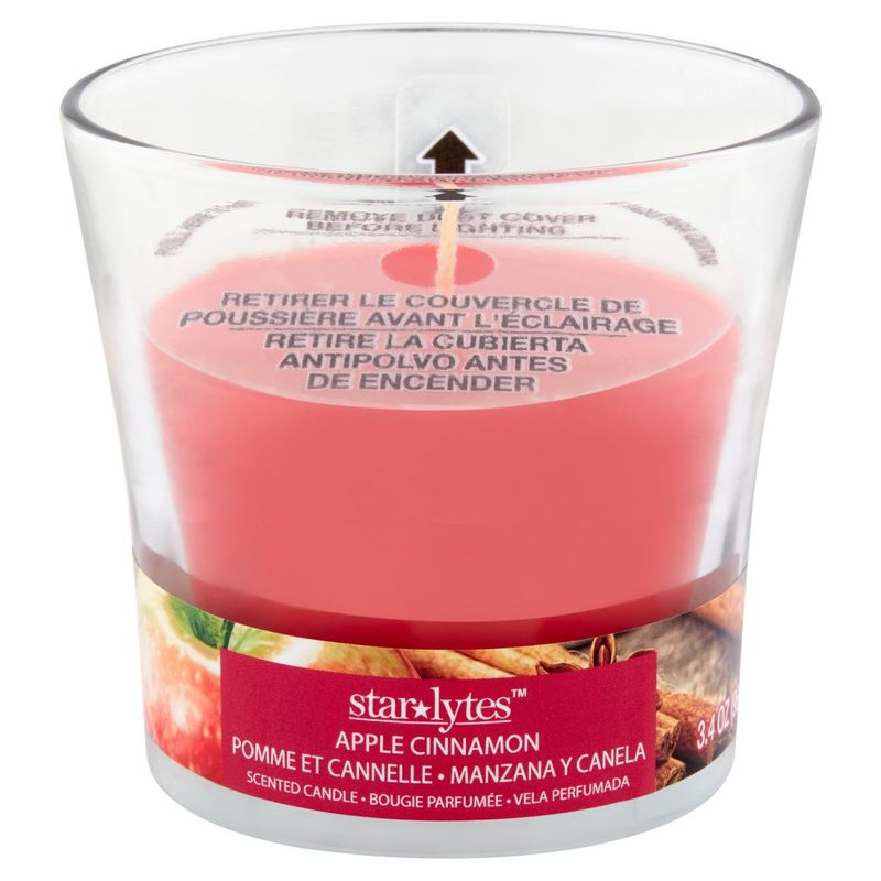 Starlytes Apple Cinnamon Scented Candle, 3.4 oz