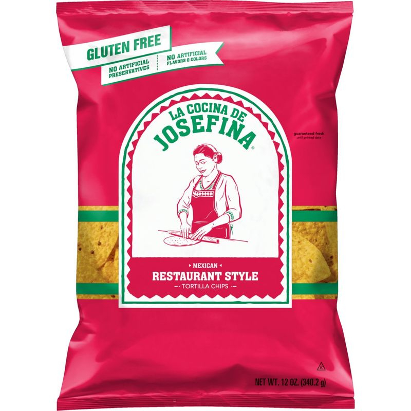 La Cocina De Josefina Tortilla Chips Mexican Restaurant Style 12 Oz