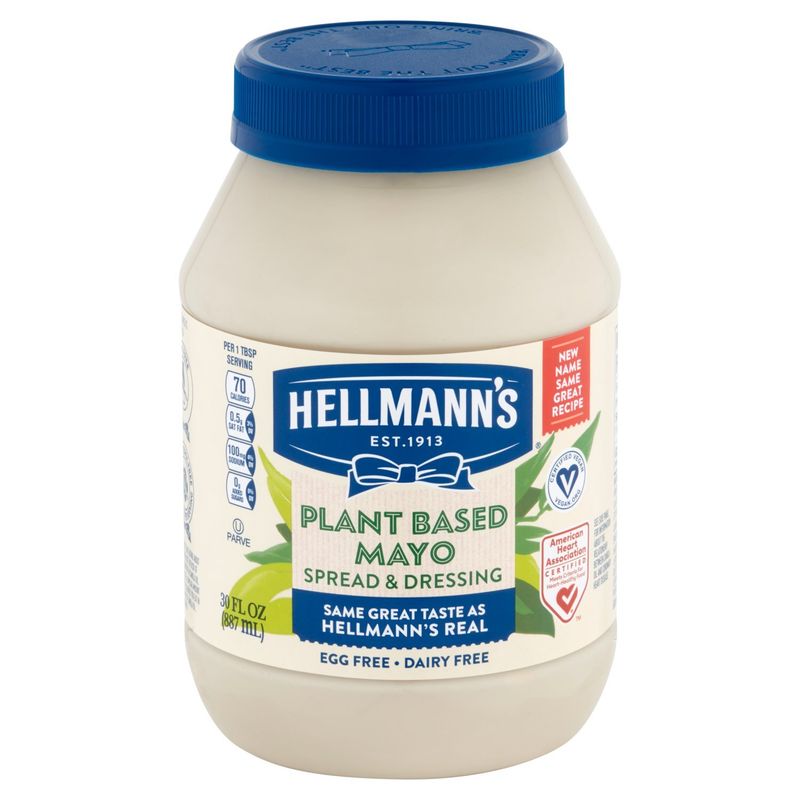 Hellmann's Plant Based Mayo Spread &amp; Dressing, 30 fl oz