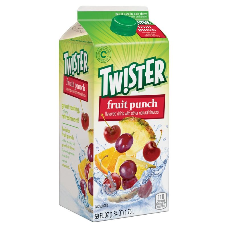 Twister Fruit Punch Flavored Drink, 59 fl oz