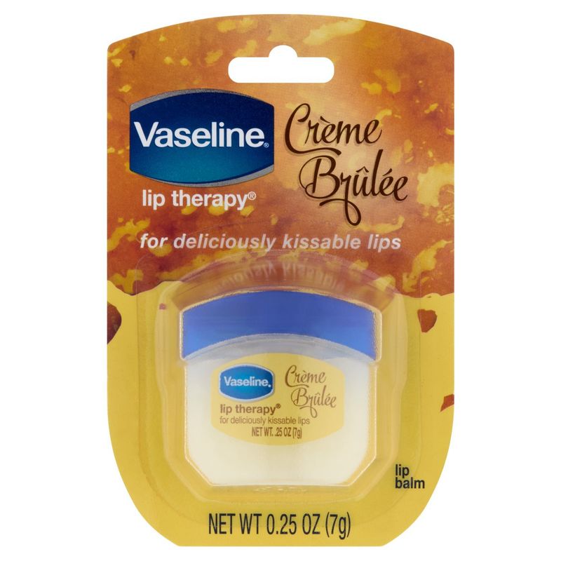 Vaseline Lip Therapy Crème Brûlée Lip Balm, 0.25 oz