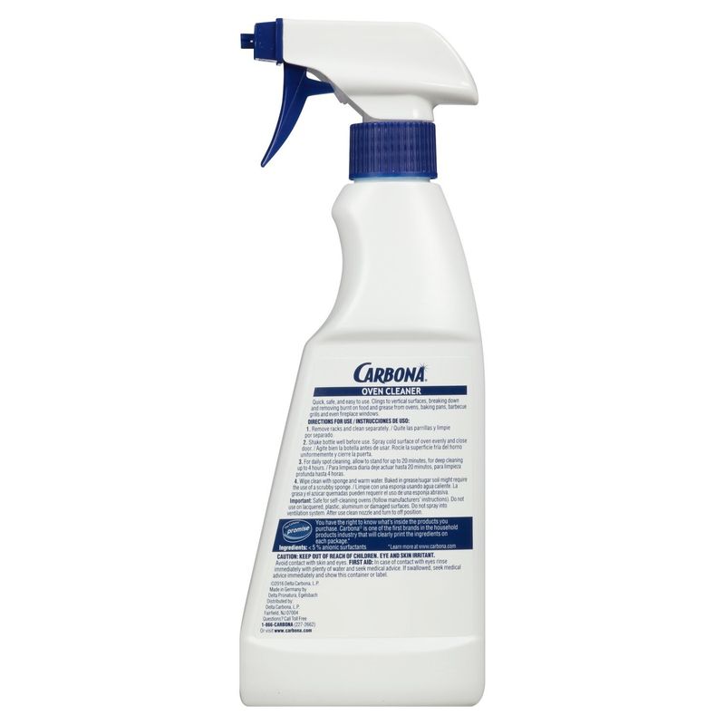 Carbona Tough Acting No-Drip Gel Oven Cleaner, 16.8 fl oz