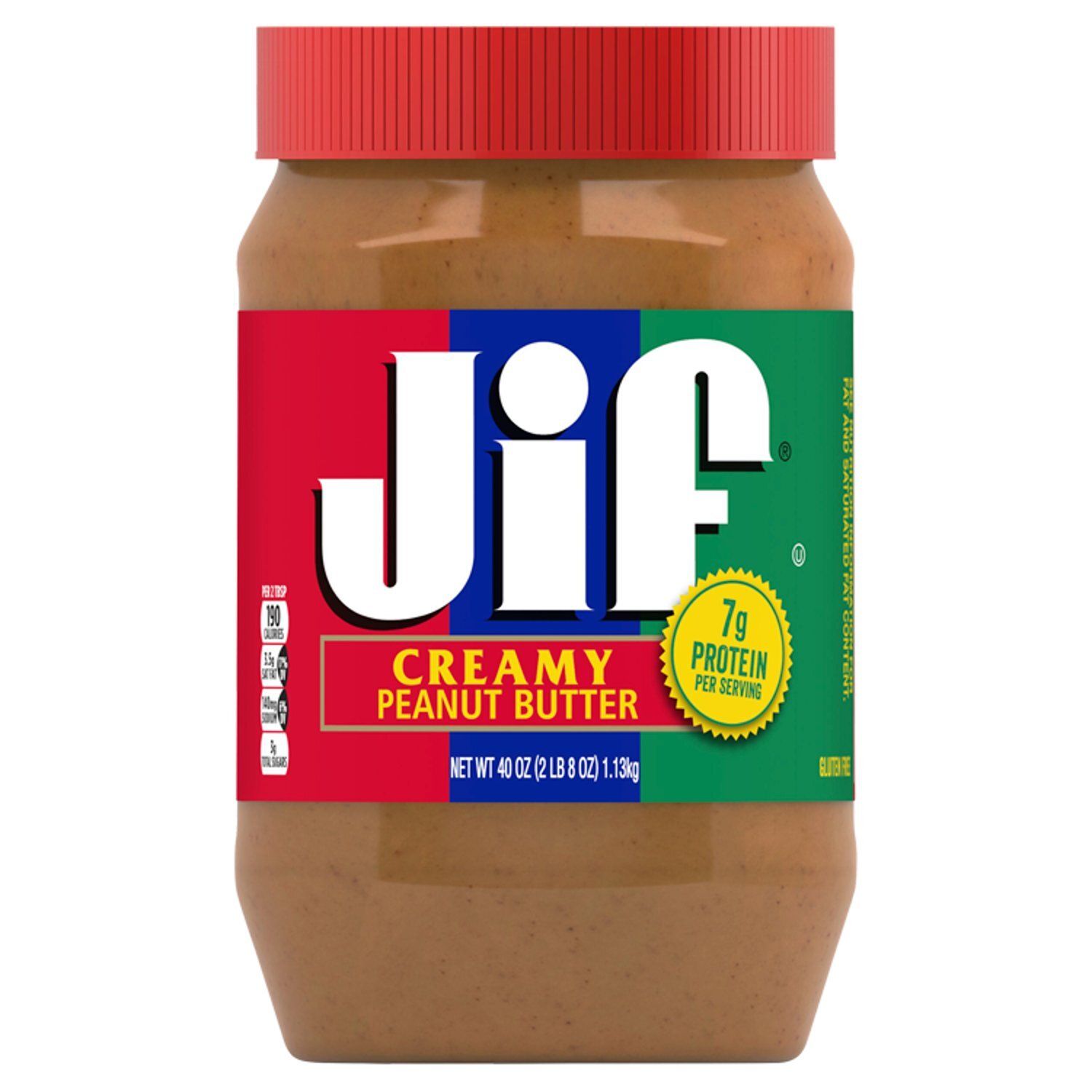 Jif Creamy Peanut Butter, 40 oz