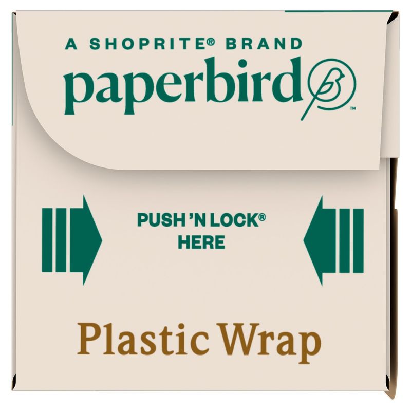 Paperbird 100 sq ft Clear Plastic Wrap Blade Cutter