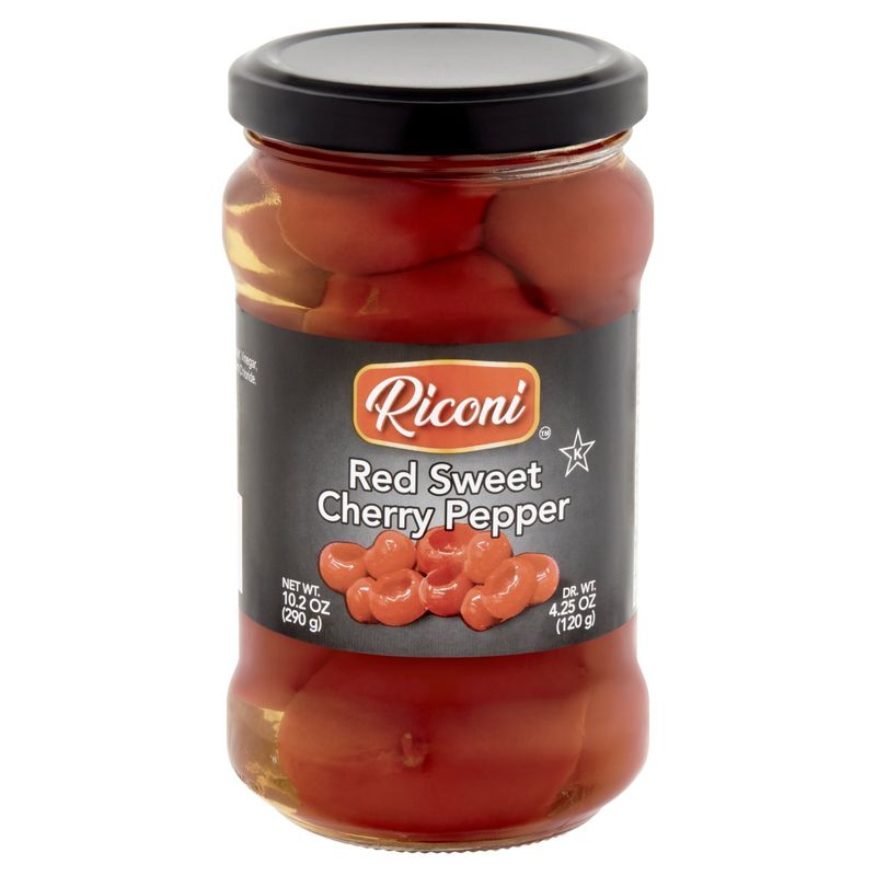 Riconi Red Sweet Cherry Pepper, 10.2 oz