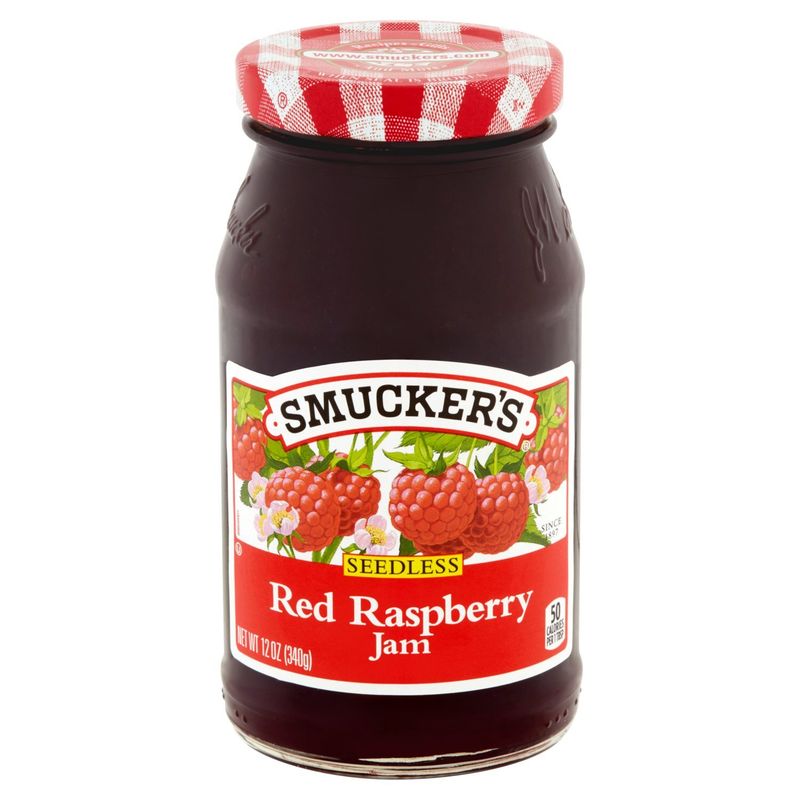 Smucker's Seedless Red Raspberry Jam, 12 oz