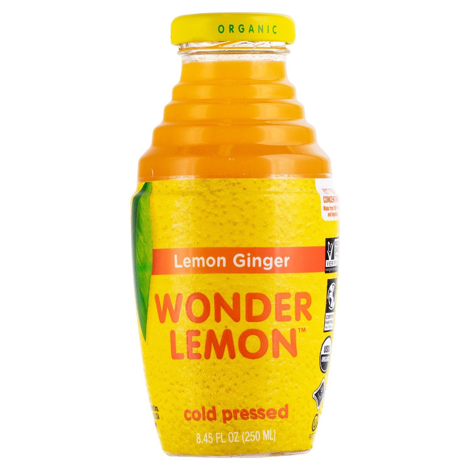 Wonder Lemon Organic Lemon Ginger Juice, 8.45 fl oz