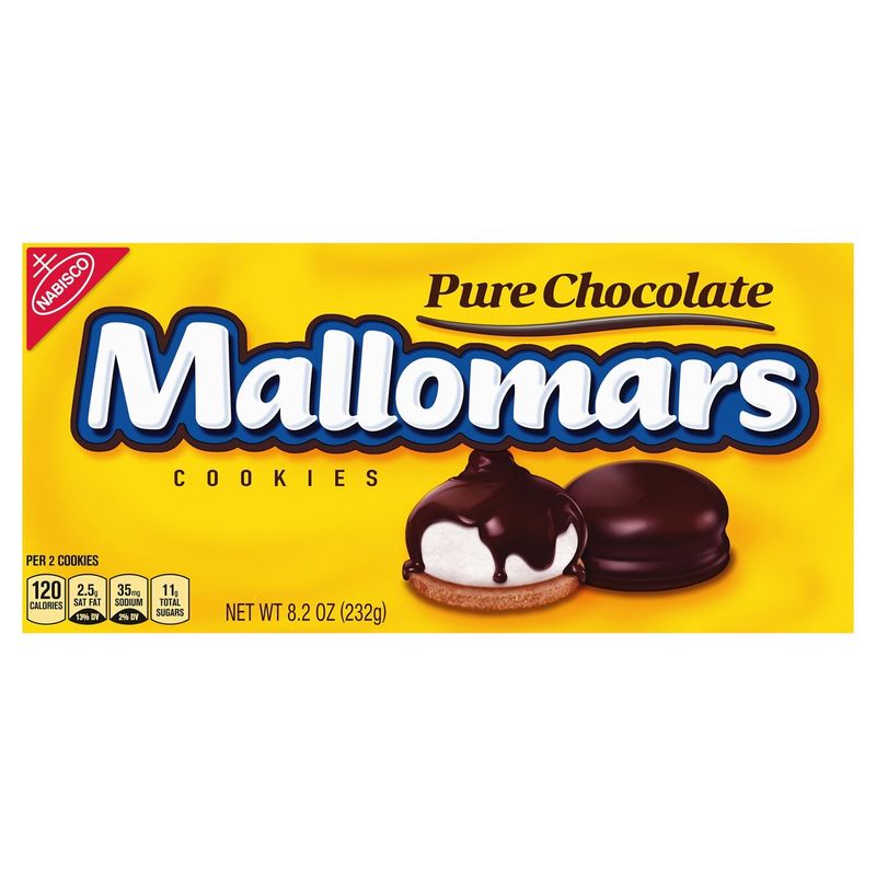 Nabisco Mallomars Pure Chocolate Cookies, 8.2 oz