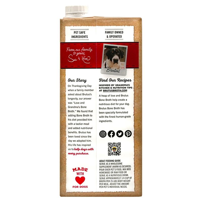 Brutus Broth Beef Bone Broth, 32 oz