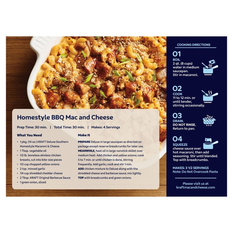 Kraft Deluxe Southern Homestyle Macroni and Cheese Sauce, 11.75 oz