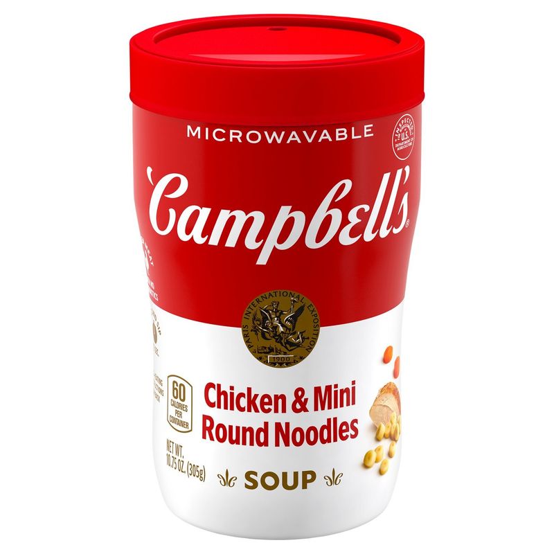 Campbell's Chicken &amp; Mini Round Noodles Soup, 10.75 oz