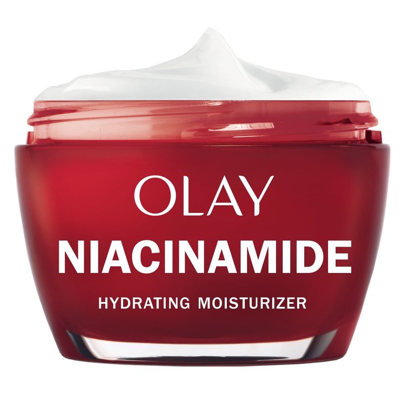 Olay Niacinamide Face Moisturizer, Firming Cream for Women, Non-Greasy - Anti-Wrinkle, Anti-Aging,