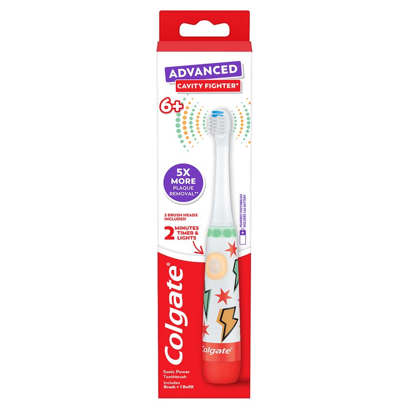 Colgate Advanced Sonic Power Toothbrush, 6+