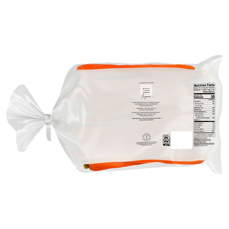 Wholesome Pantry Organic Whole Carrots, 5 lb bag