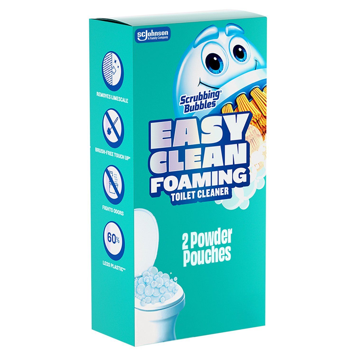 Scrubbing Bubbles Easy Clean Foaming Toilet Cleaner, 3.5 oz, 2 count