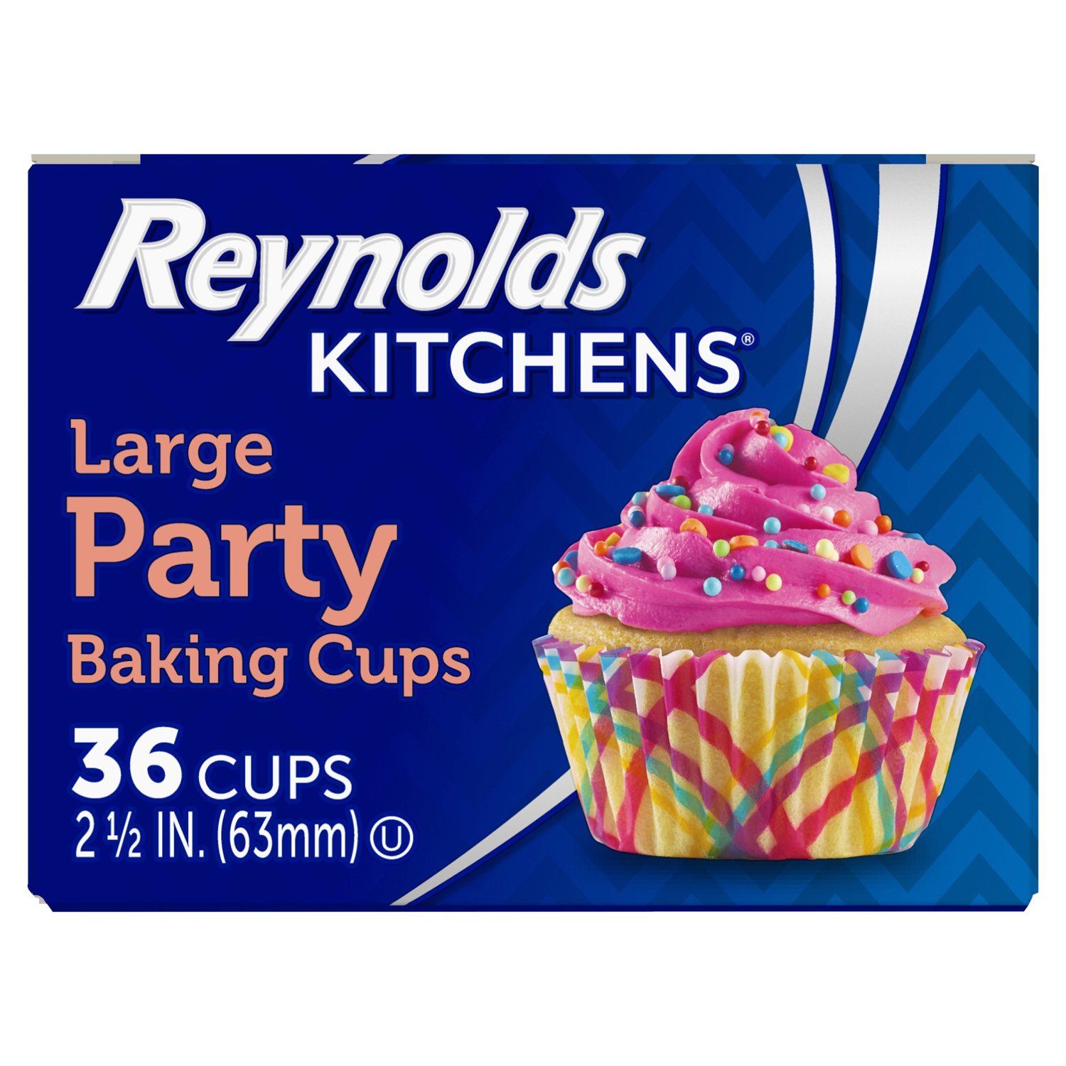 Reynolds Kitchens Large Party Baking Cups, 36 count