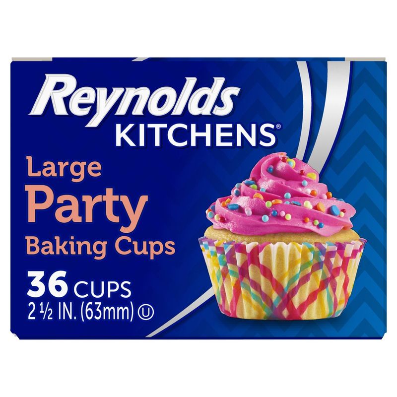Reynolds Kitchens Large Party Baking Cups, 36 count