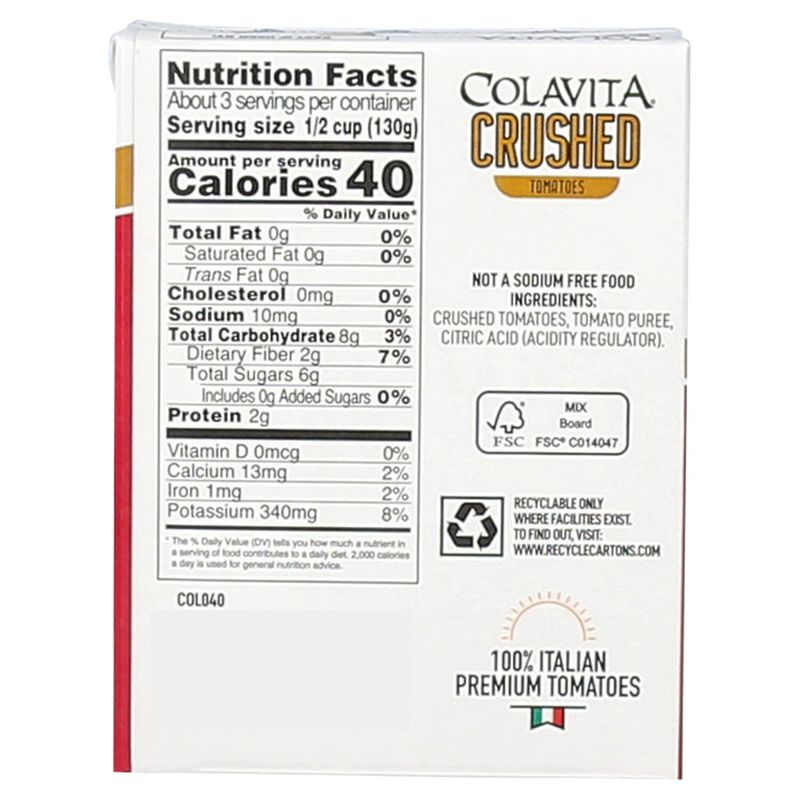 Colavita Crushed Tomatoes, 13.76 oz